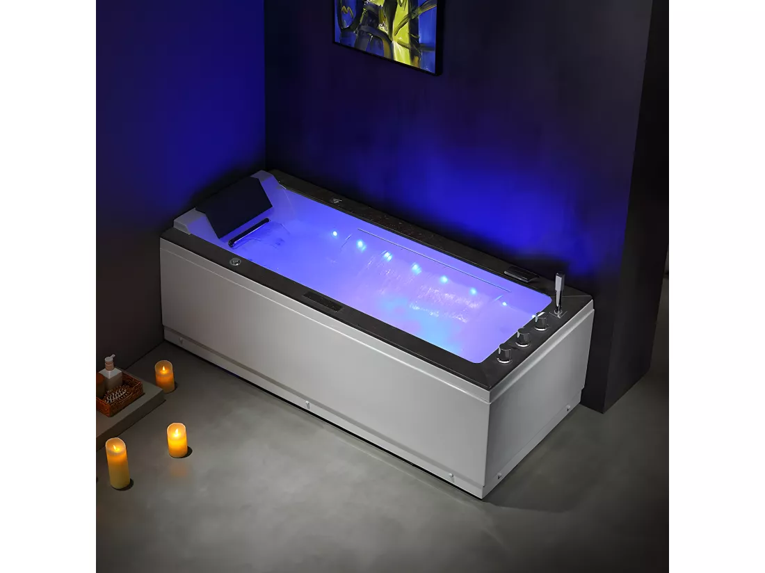 Baignoire balneo Lord Solo 1 place ZELAND® 170x75 - Droite