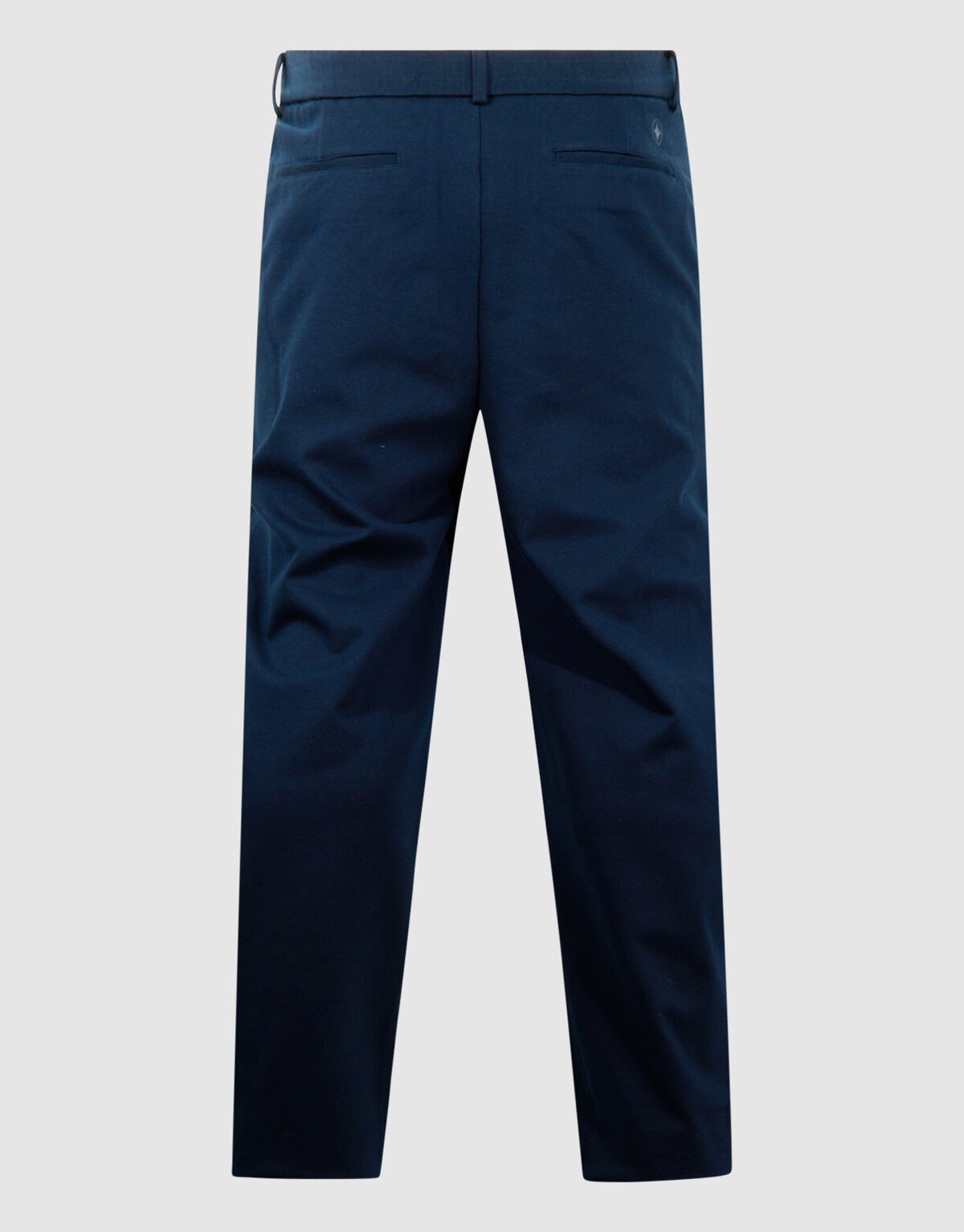 Pleated Regular Fit Broek Donkerblauw