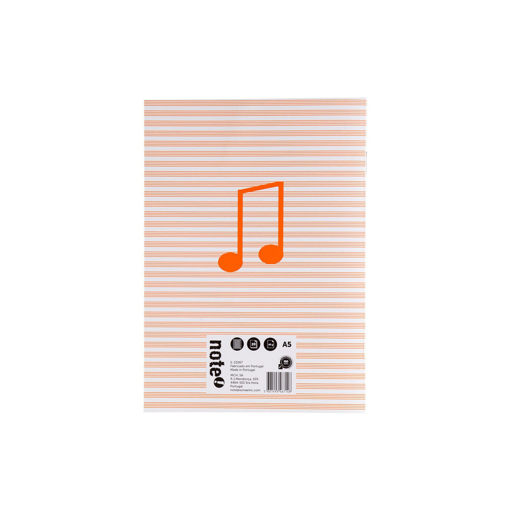 Caderno de Música A4 20 Folhas Note!