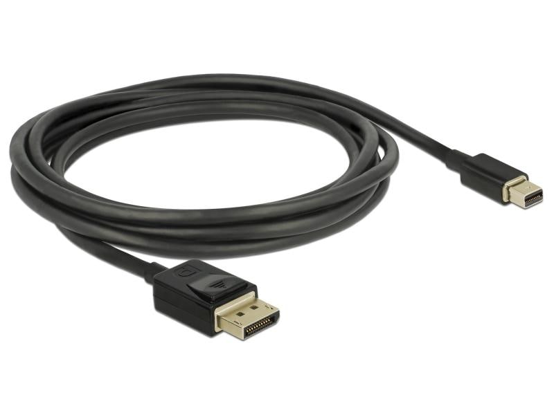 Delock Kabel Mini-DisplayPort – DisplayPort, 2 m 8K 60 Hz Delock Mini DisplayPort zu DisplayPort Kabel 8K 60 Hz 2 m DP 8K zertifiziert