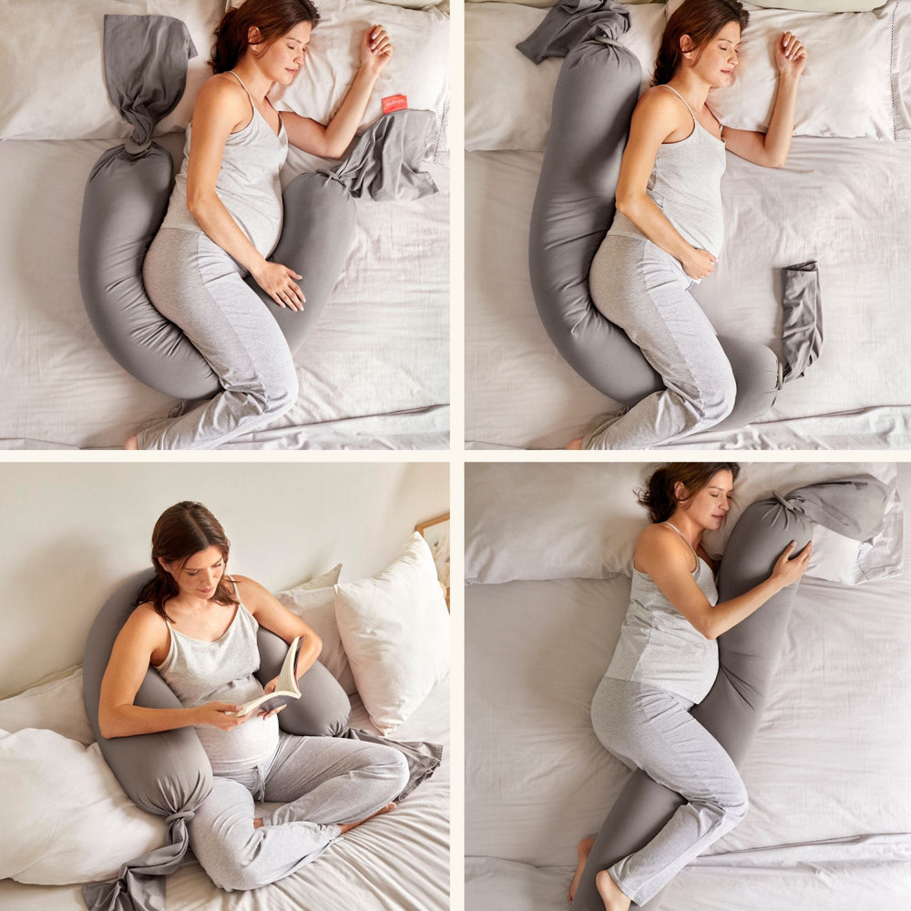 Køb bbhugme Stone/Plum Graviditetspude