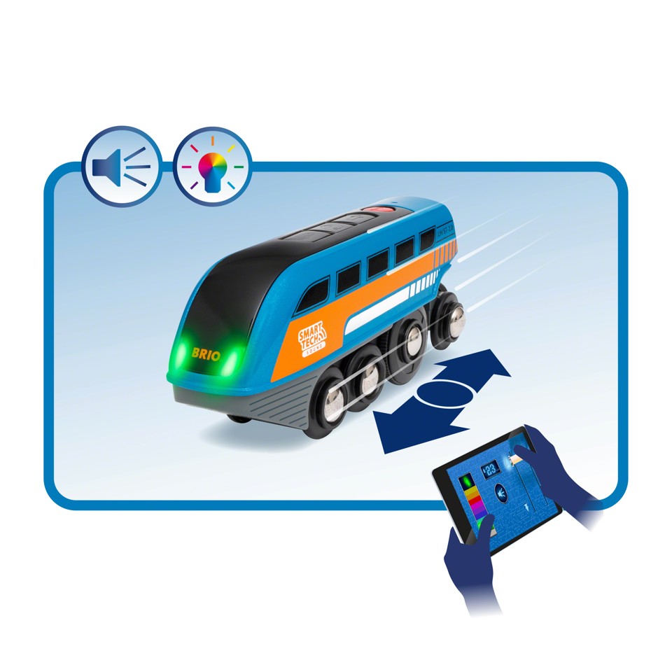 BRIO - Smart Tech Lokomotiv med lydoptager (4-33971)