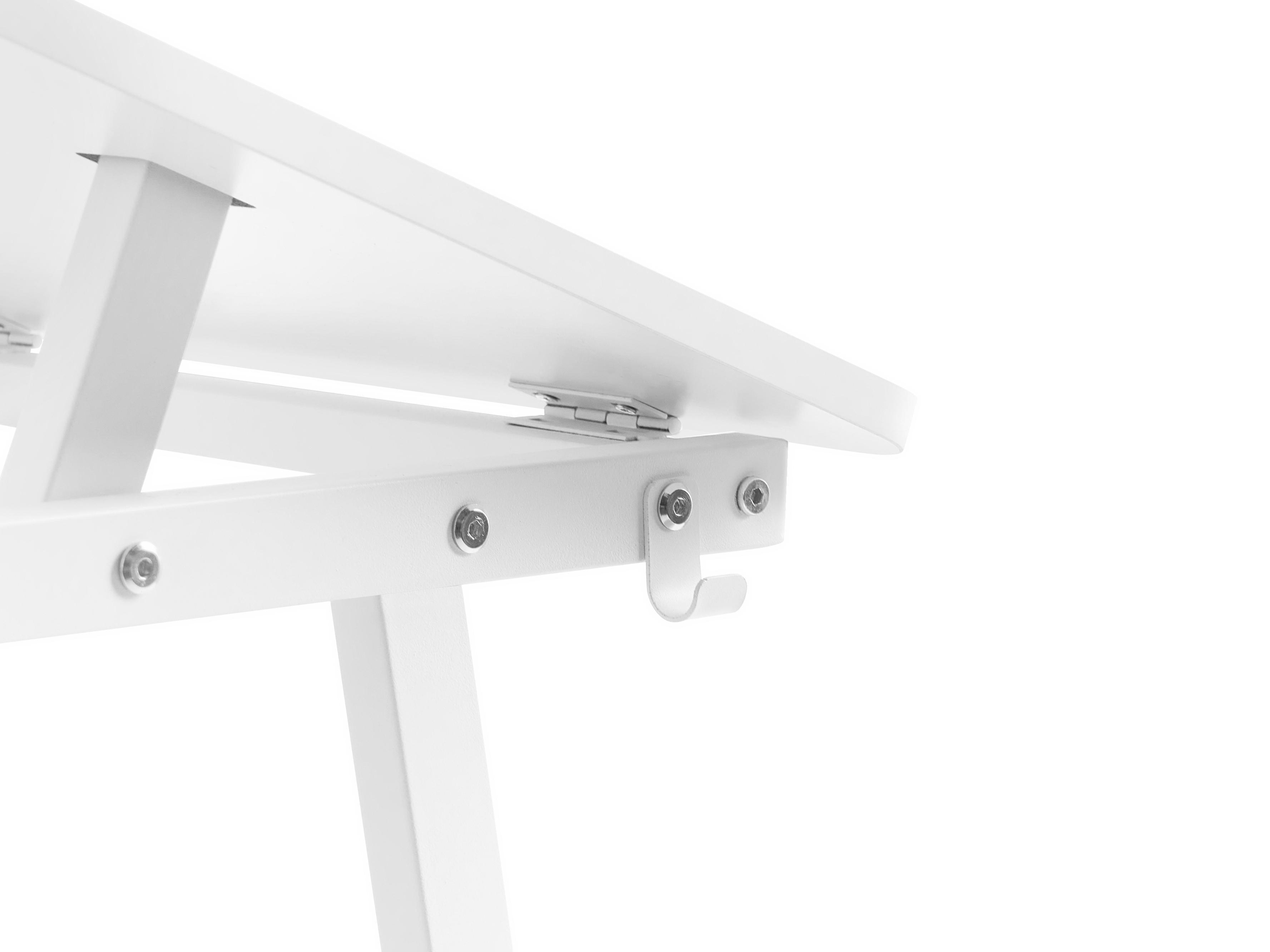 Tekentafel met verstelbaar blad ALAND Wit 80 cm 62 cm