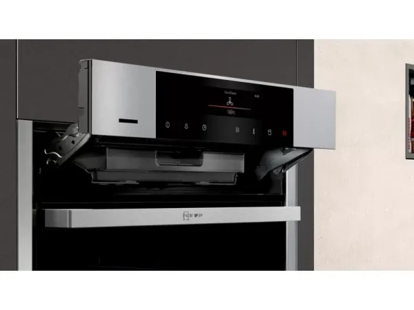 Neff N 90 B46FT62H0 - Ovn - med dampfunktion - til indbygning - Wi-Fi - niche - bredde: 56 cm - dybde: 55 cm - højde: 58.5 cm - med selv-rengøring - Klasse A  - rustfrit stål