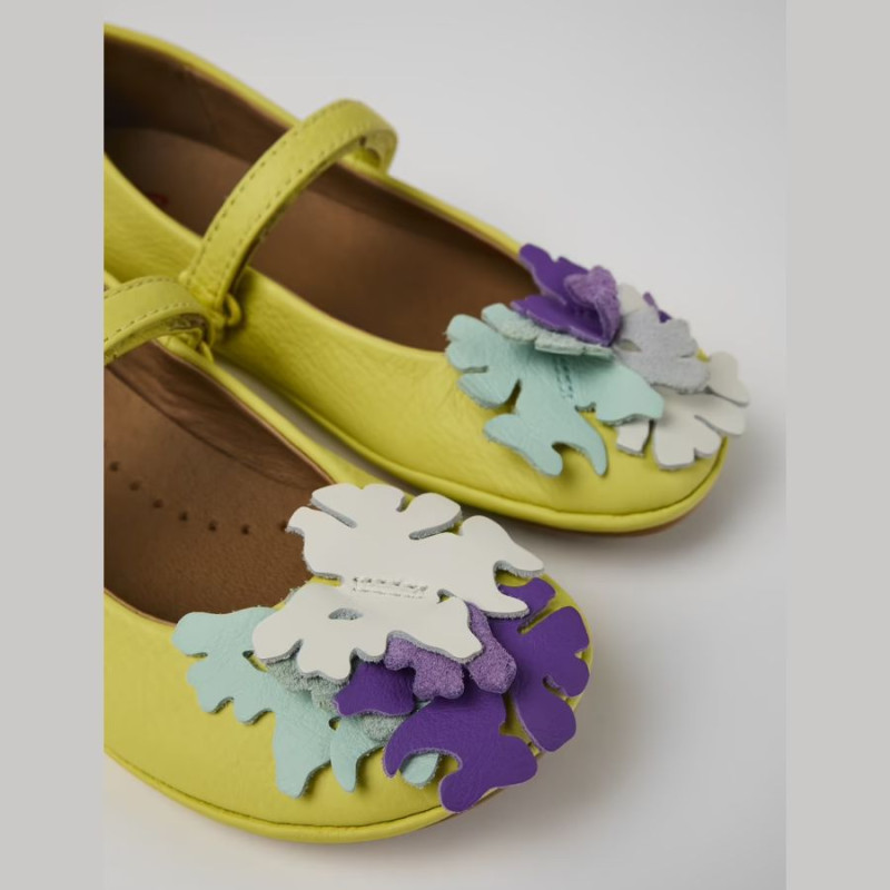 Camper Camper Ballerines Twins Jaune