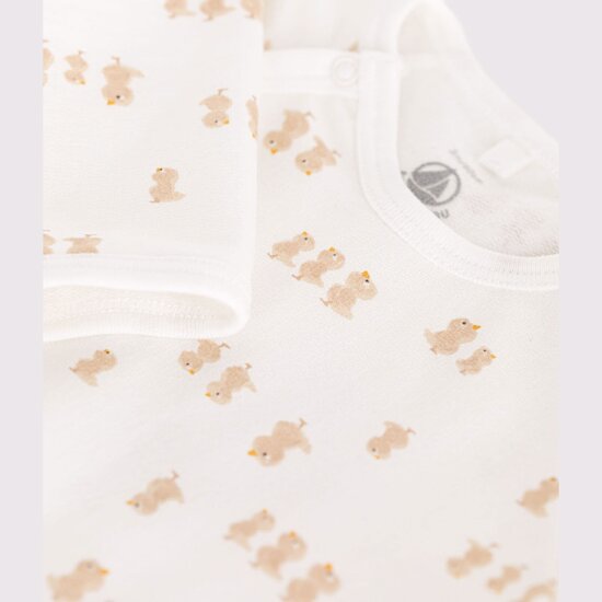 Pyjama en molleton   Marshmallow        de               Petit Bateau