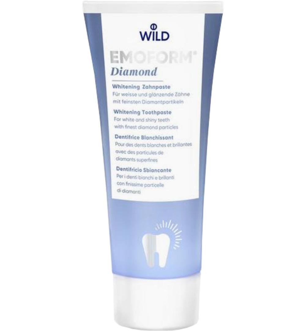 Emoform Tandpasta diamond whitening met fluoride (75 ml)