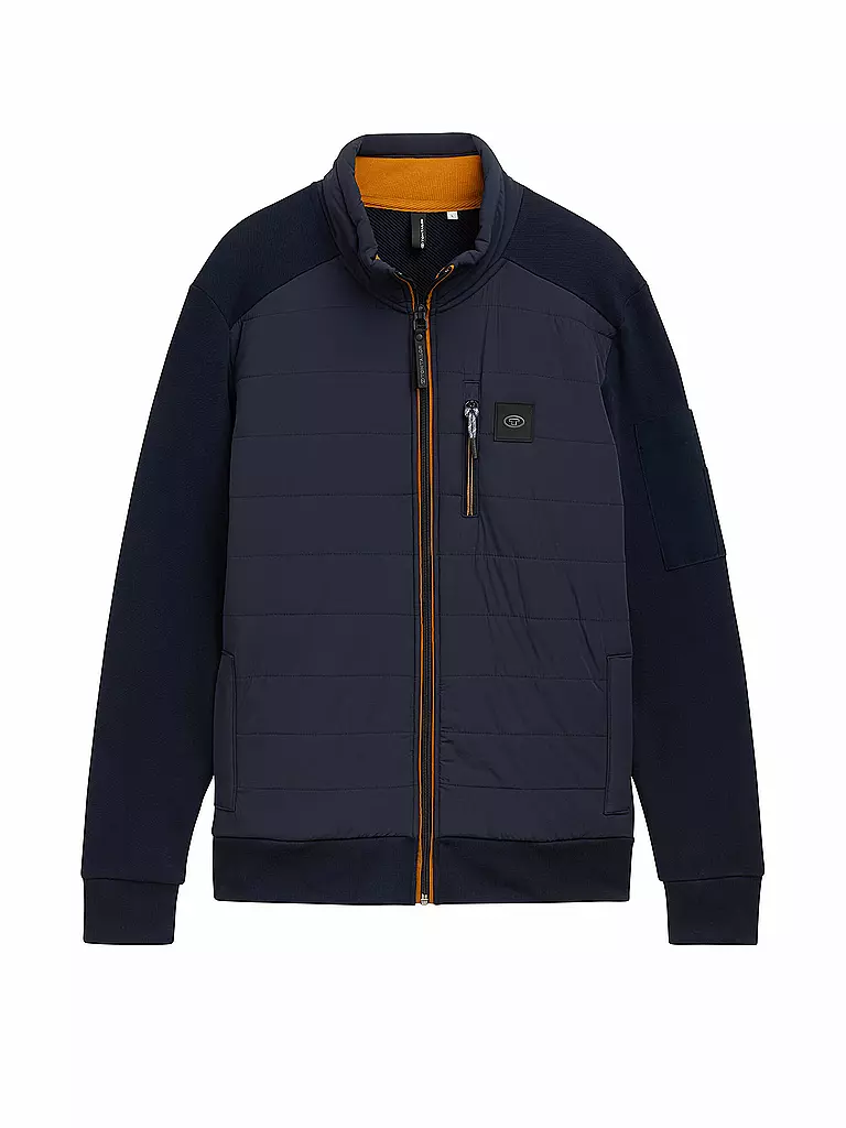 TOM TAILOR Sweatjacke dunkelblau