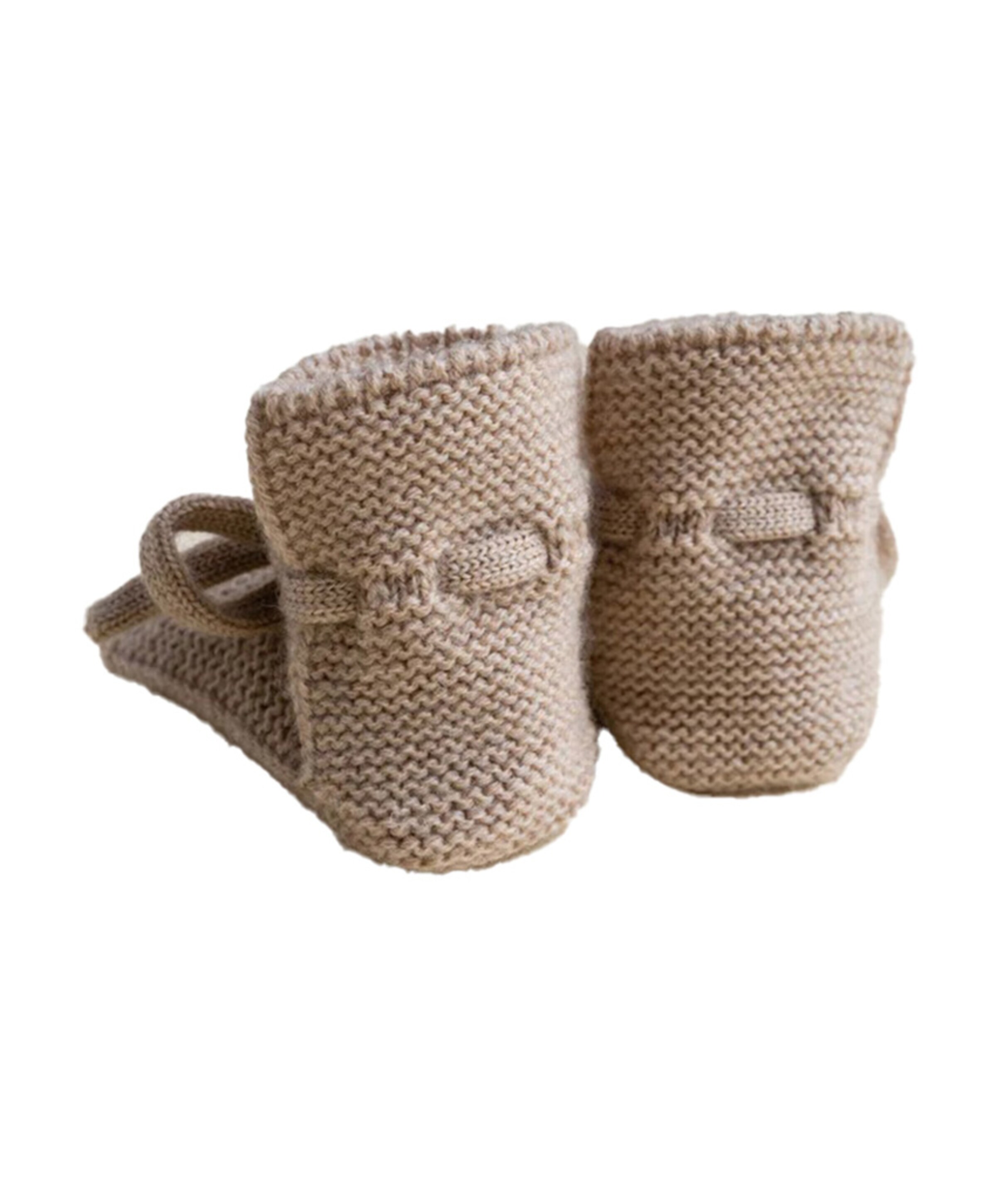 Hvid Slofjes  beige
