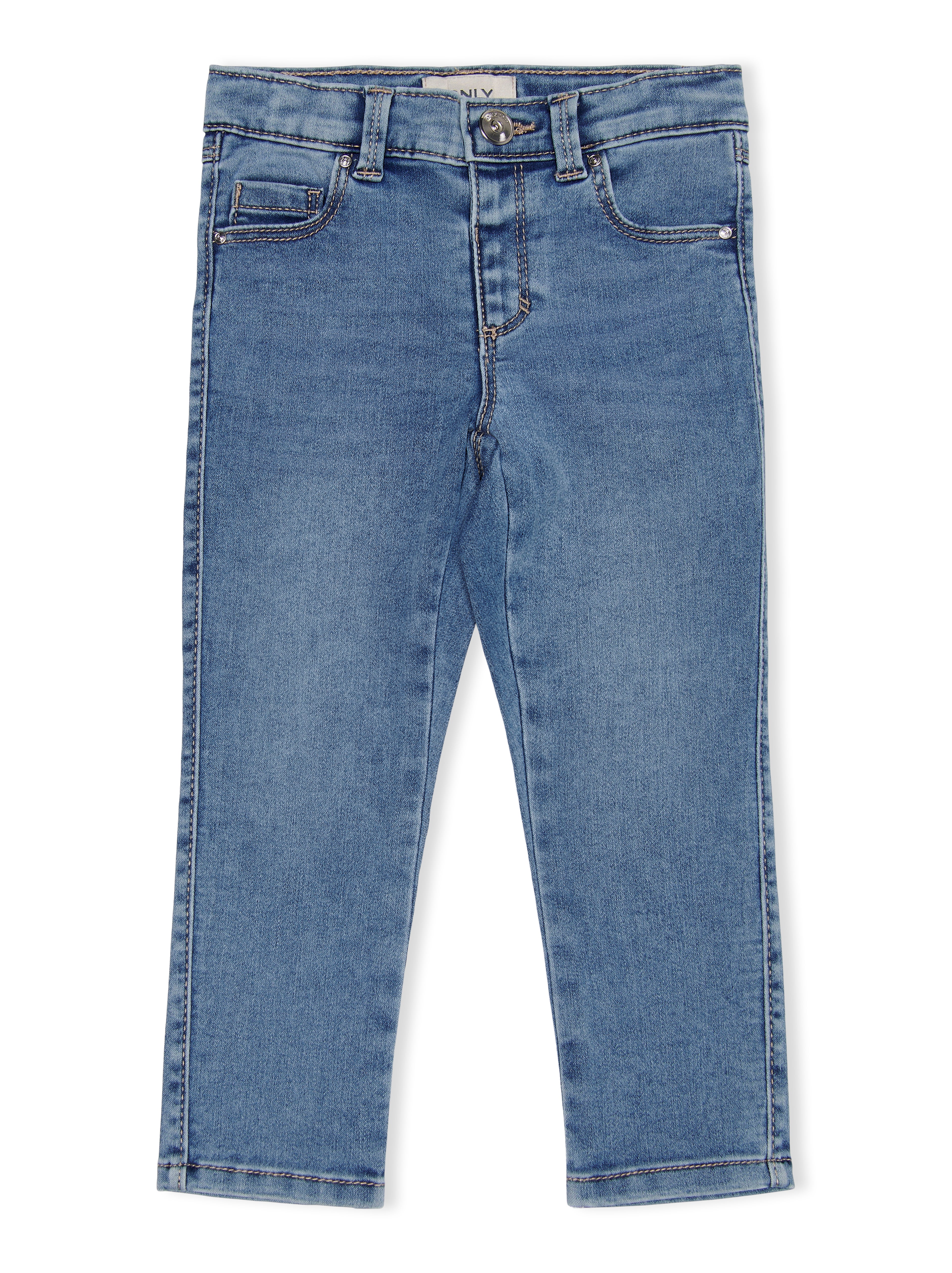 KMGROYAL Skinny Fit Jeans Light Blue Bleached Denim