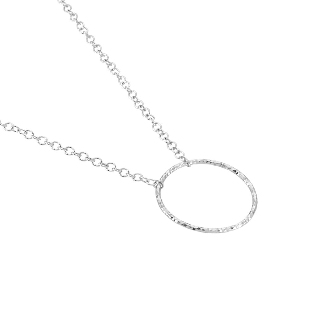 Collier Argent Blanc Anvallus