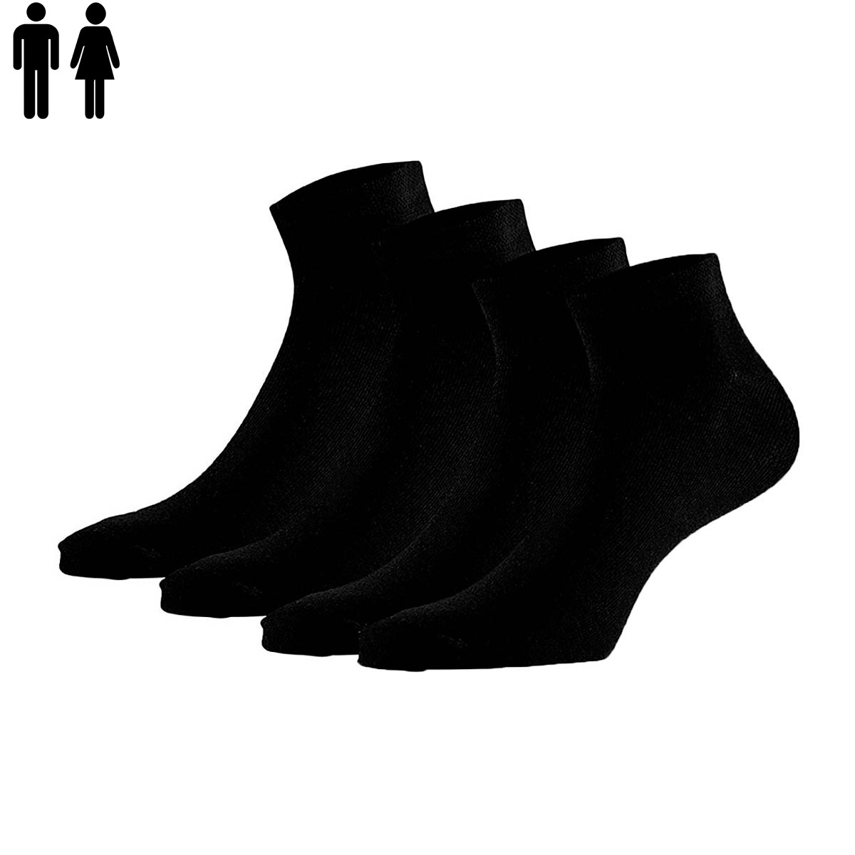 Pacote com 4 pares de meias Apollo Essentials