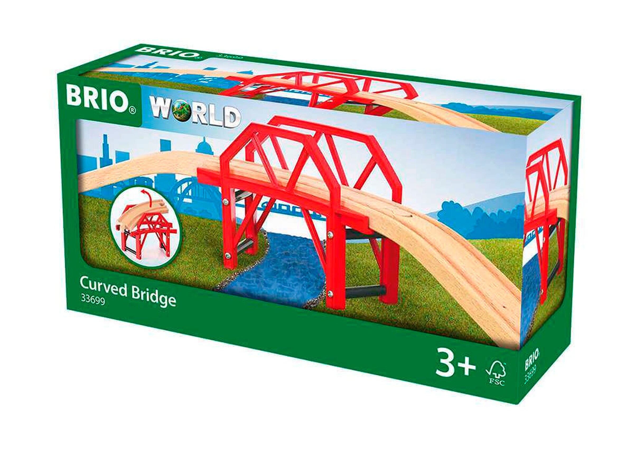 BRIO Bahnbrücke mit Auffahrten