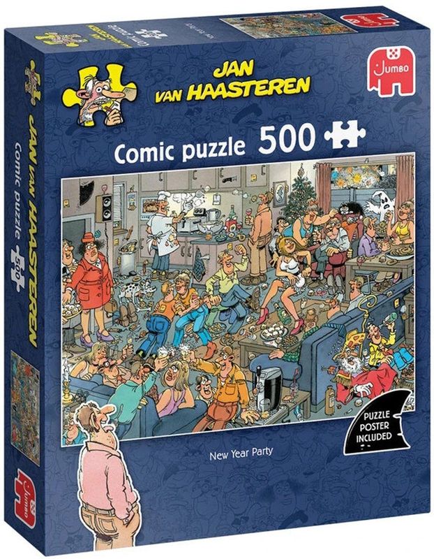 Jan van Haasteren - New Year Party - Legpuzzel - 500 Stukjes