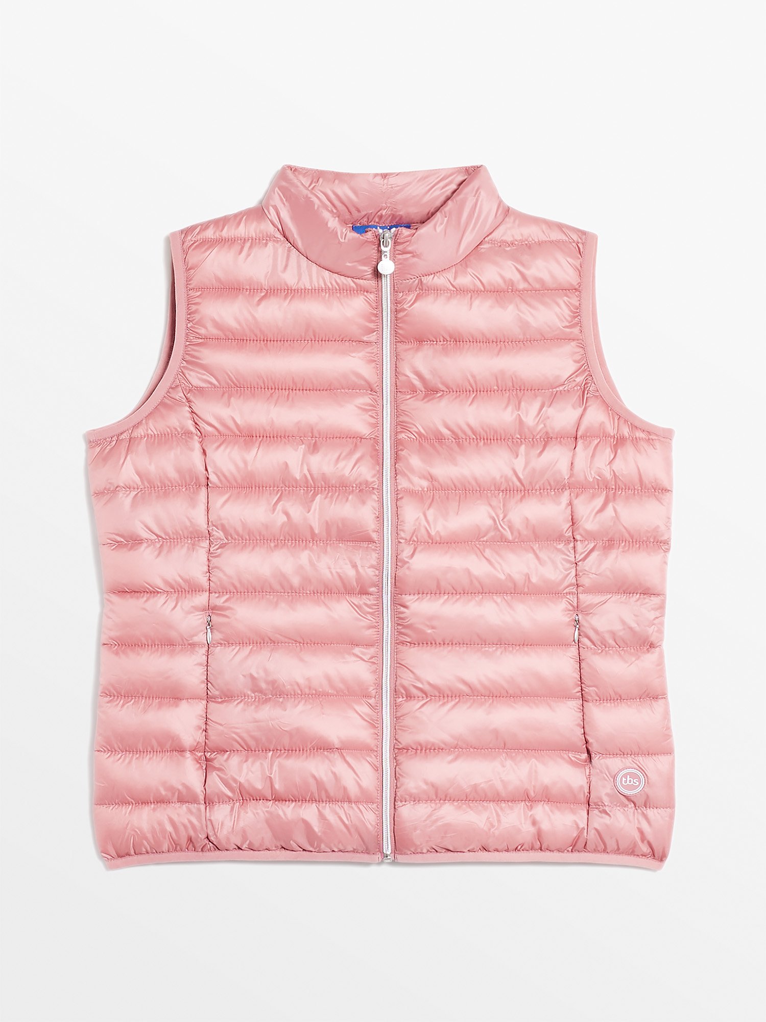 Doudoune Femme Sans Manches Rose