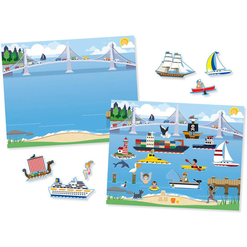 Køb Melissa & Doug Multifarvet Reusable Sticker Pad Køretøjer
