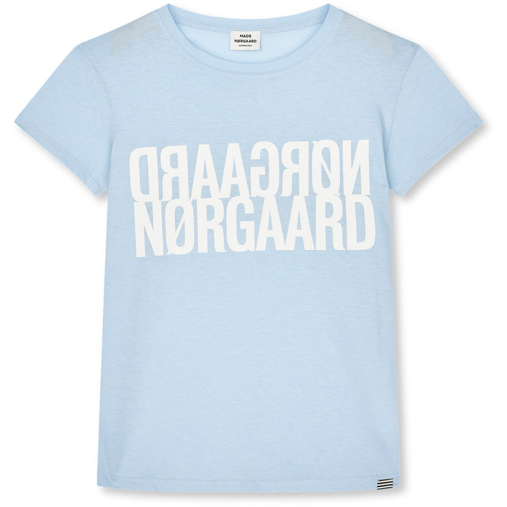 Køb Mads Nørgaard Cashmere Blue Single Bomuld Tuvina Tee