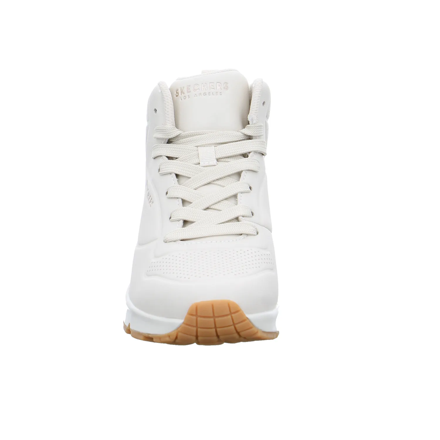 SKECHERS Mid Cut Sneaker Offwhite Lederimitat