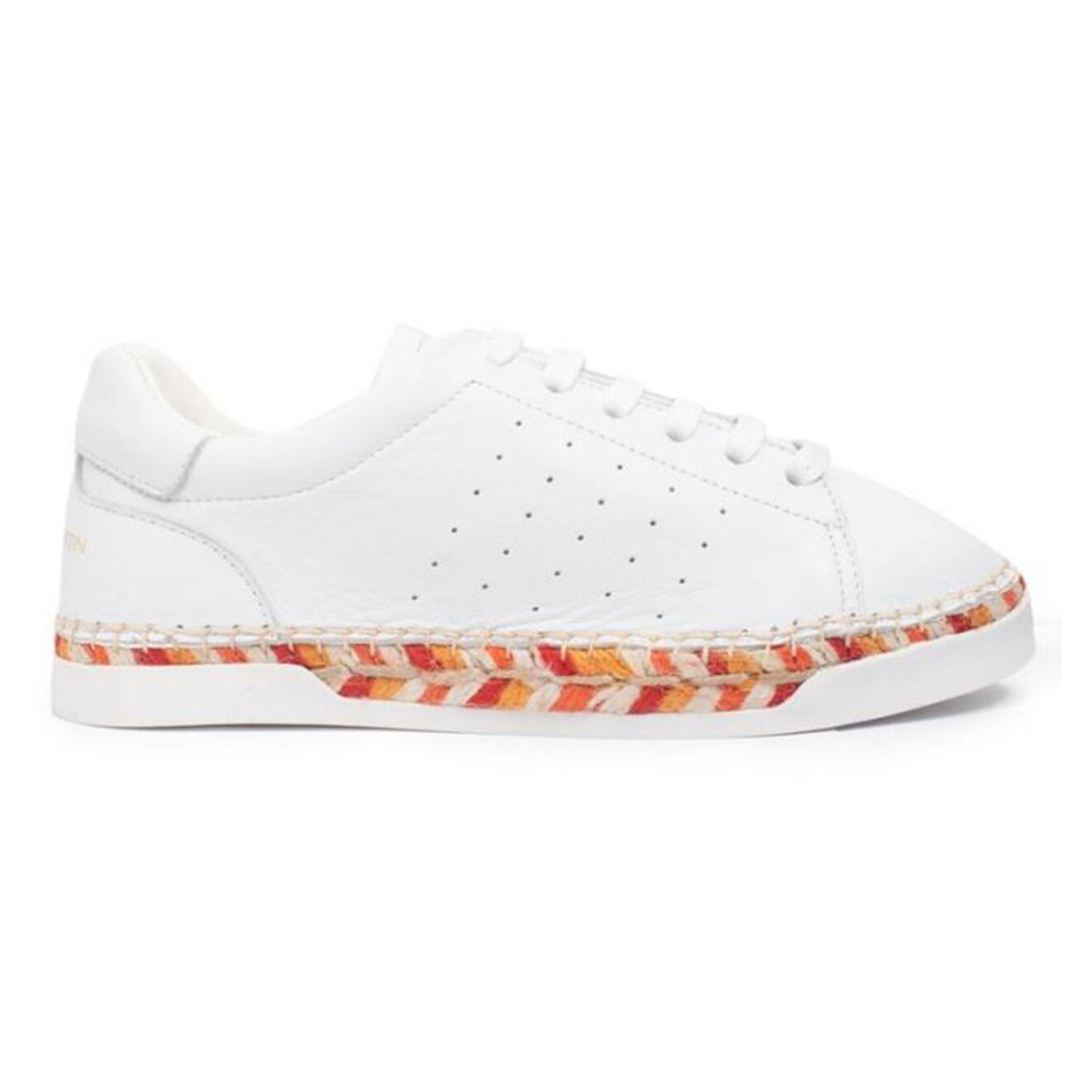 Canal Saint Martin Baskets espadrilles en Cuir Lancry blanches