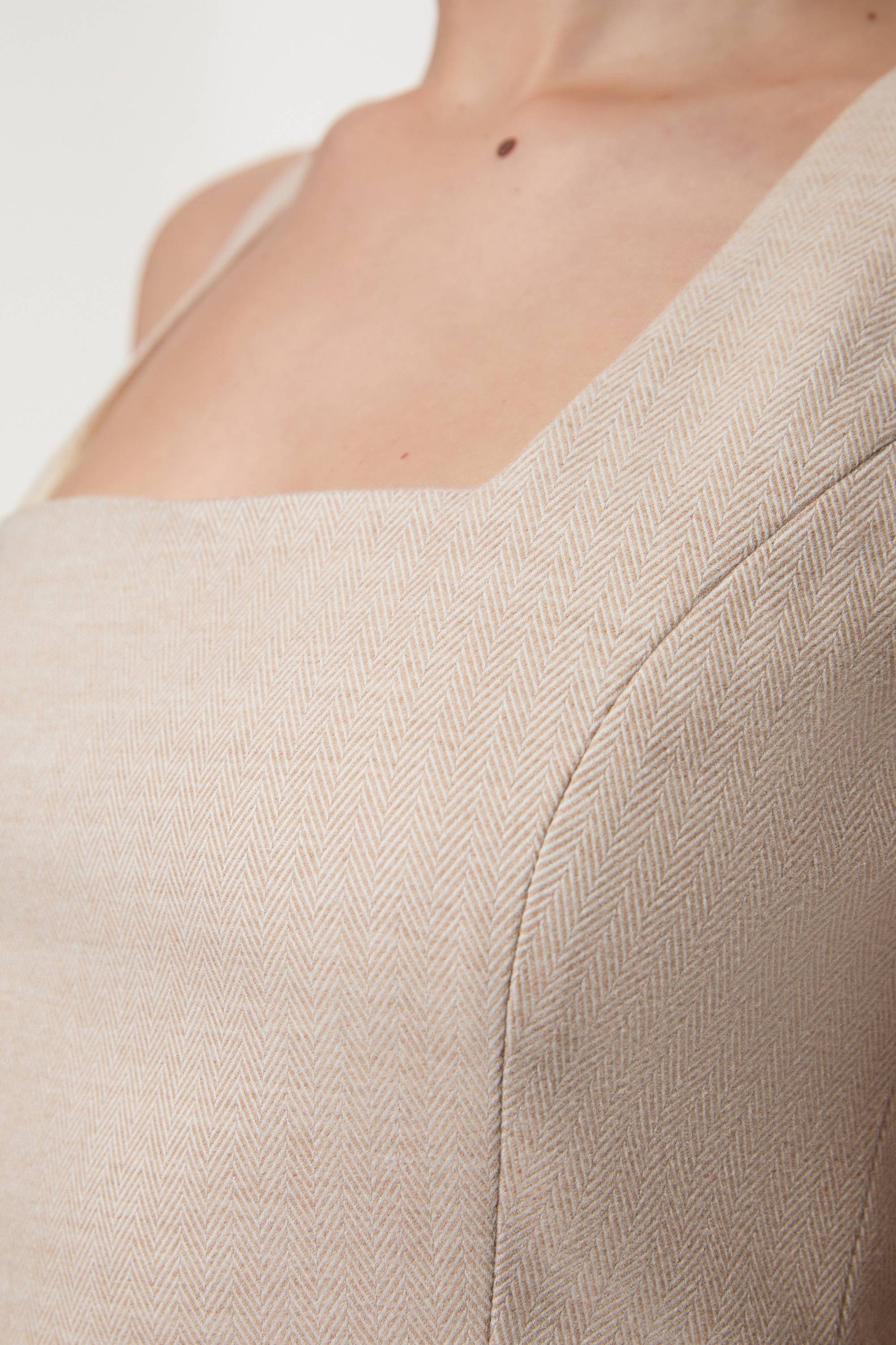 KarenMillen Combinaison tailleur à motif chevrons et jambes larges