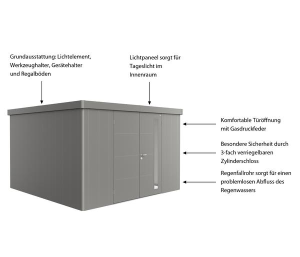 Biohort Gerätehaus Neo 4D, ca. B348/H222/T348