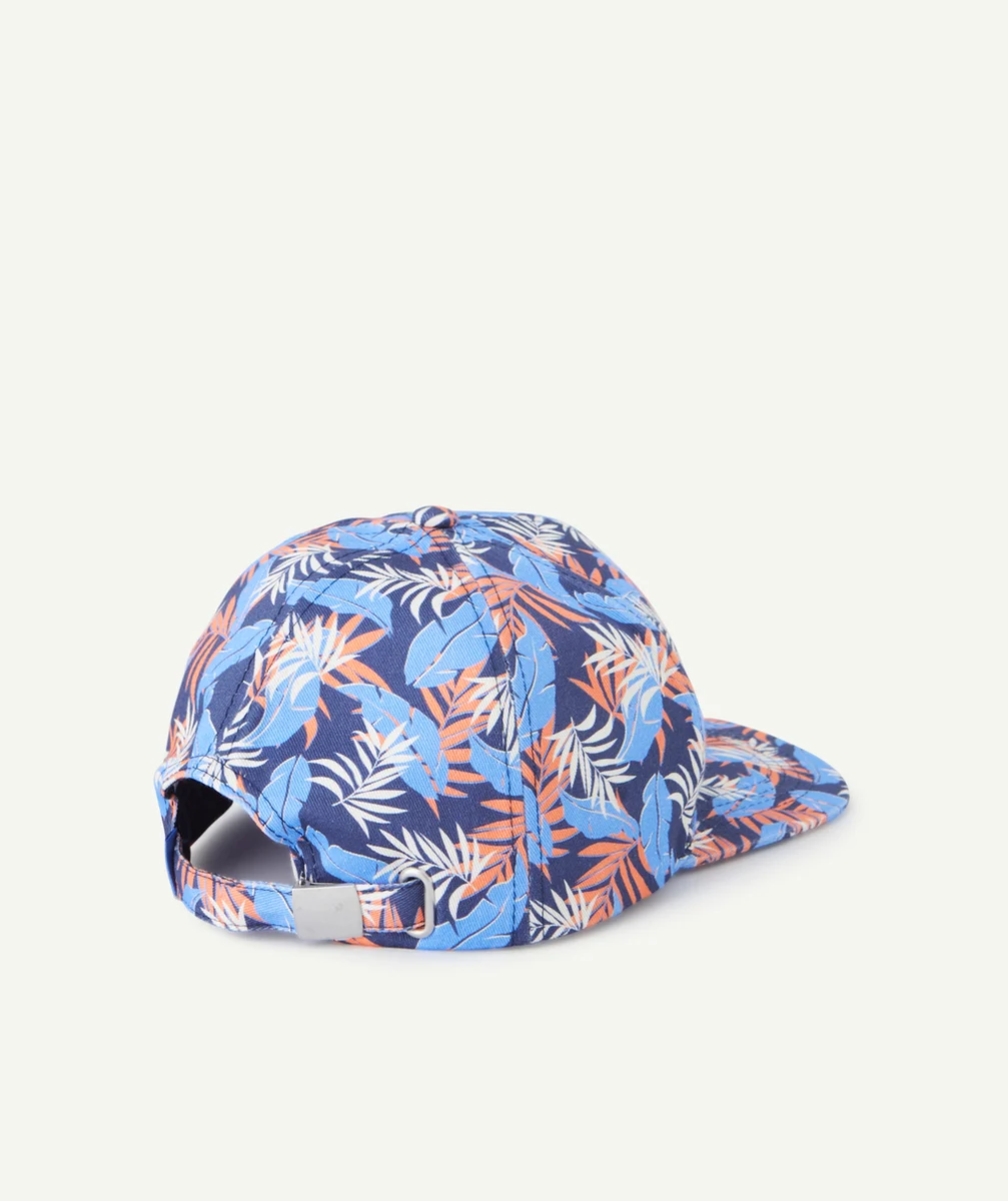 CASQUETTE GARÇON AVEC IMPRIMÉ FLEURI AVEC PATCH