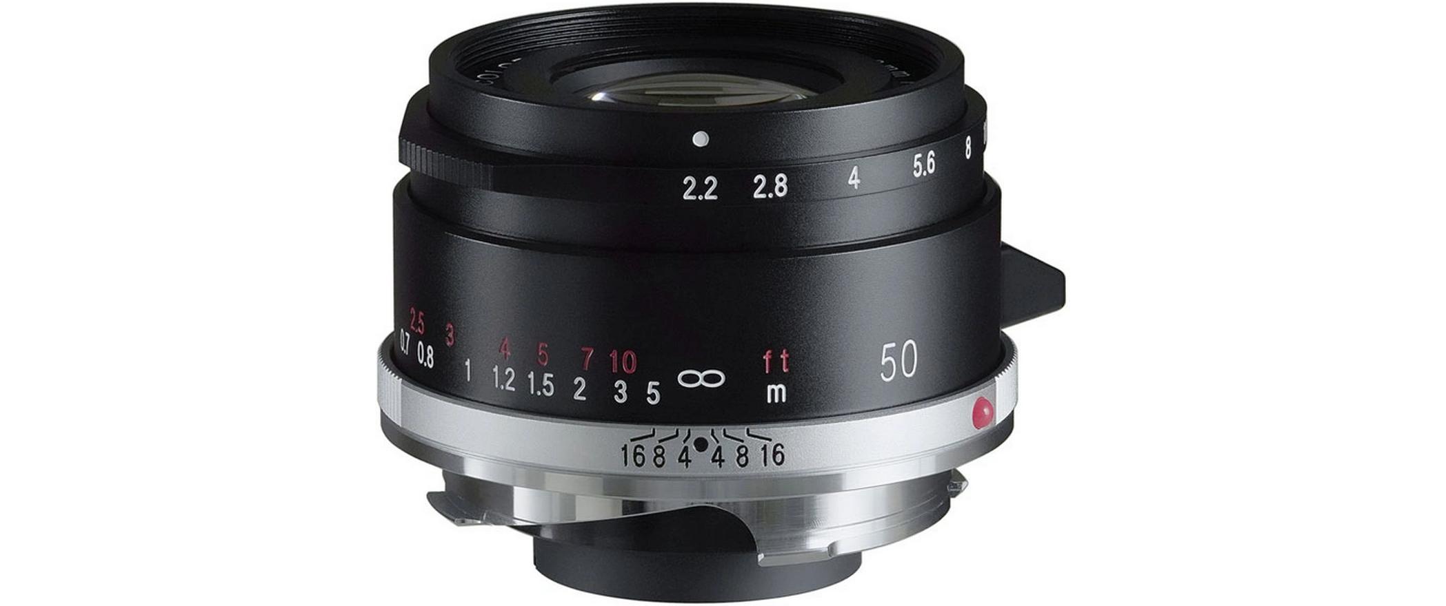 Festbrennweite Color-Skopar 50mm F/2.2 VM Schwarz – Leica M<br>Kompaktes und vielseitiges Objektiv