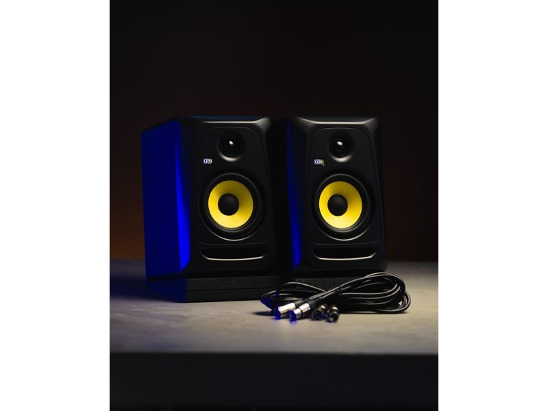 KRK Studiomonitore ROKIT 5 G3 Classic Pack Schwarz Professionelle Zwei-Wege-Studiomonitore