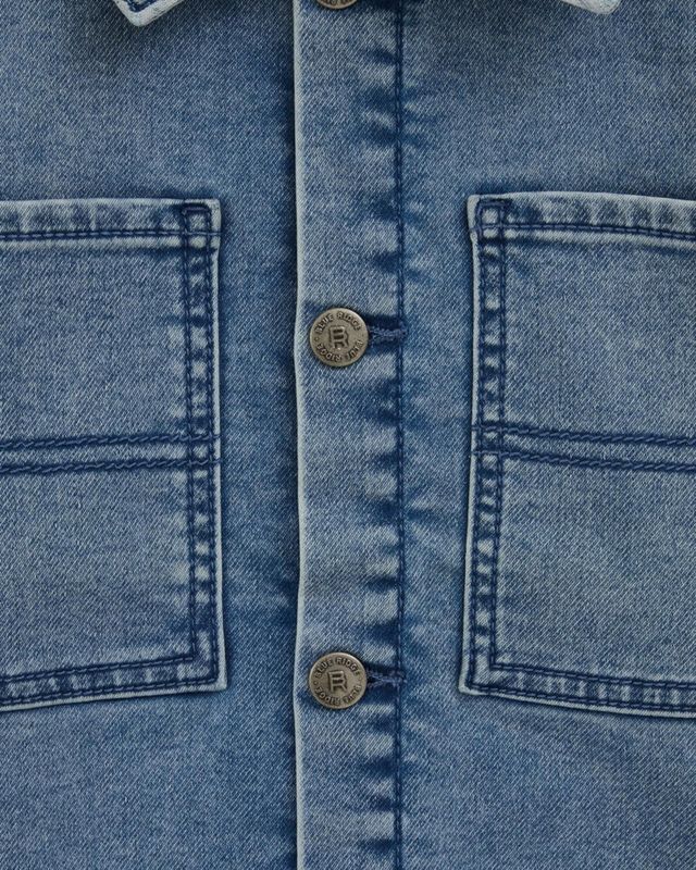 WE Fashion - Denim Overshirt - Jongens - Oversized Fit - Met Stretch
