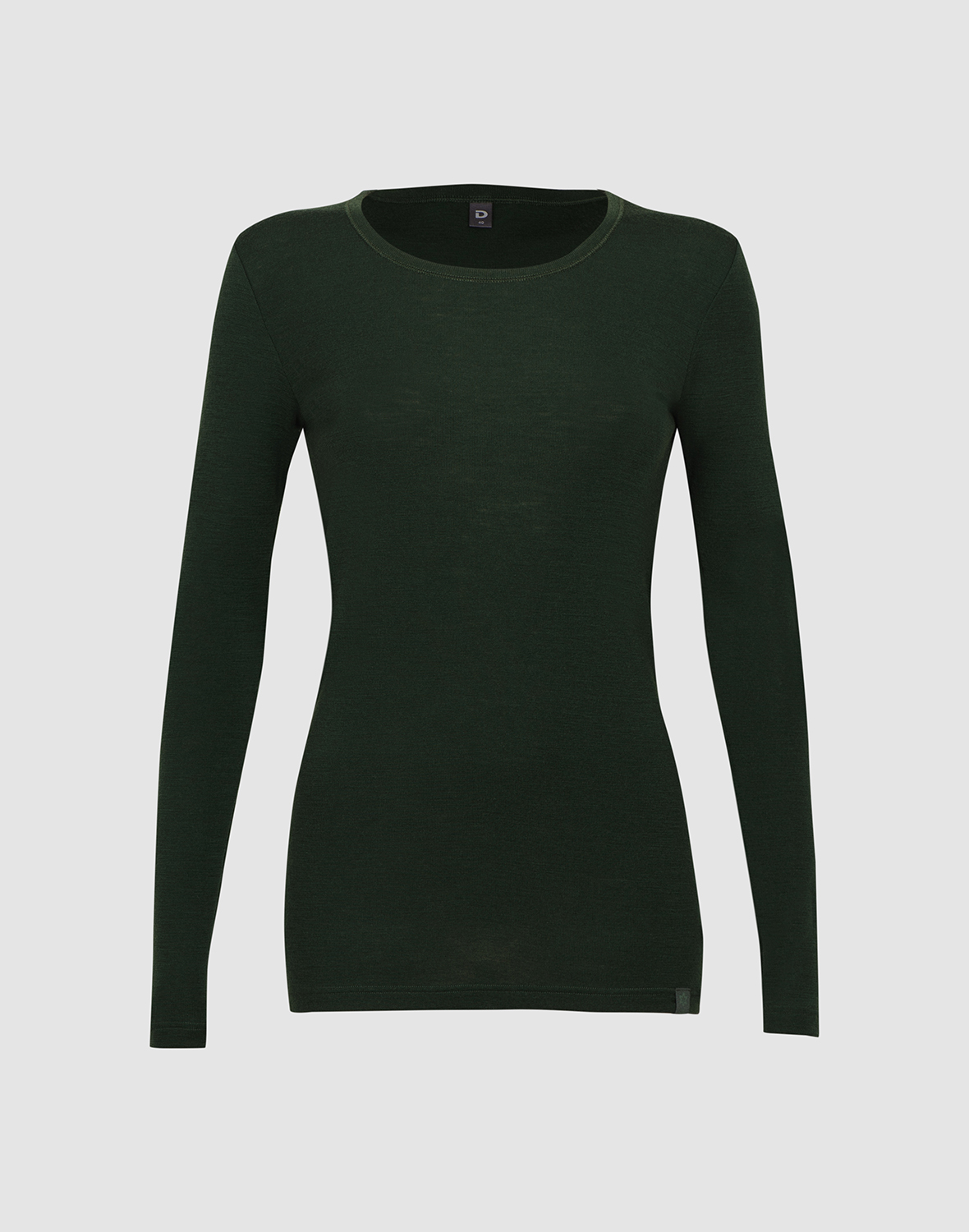 Shirt van merinowol voor dames in Blushmelange
