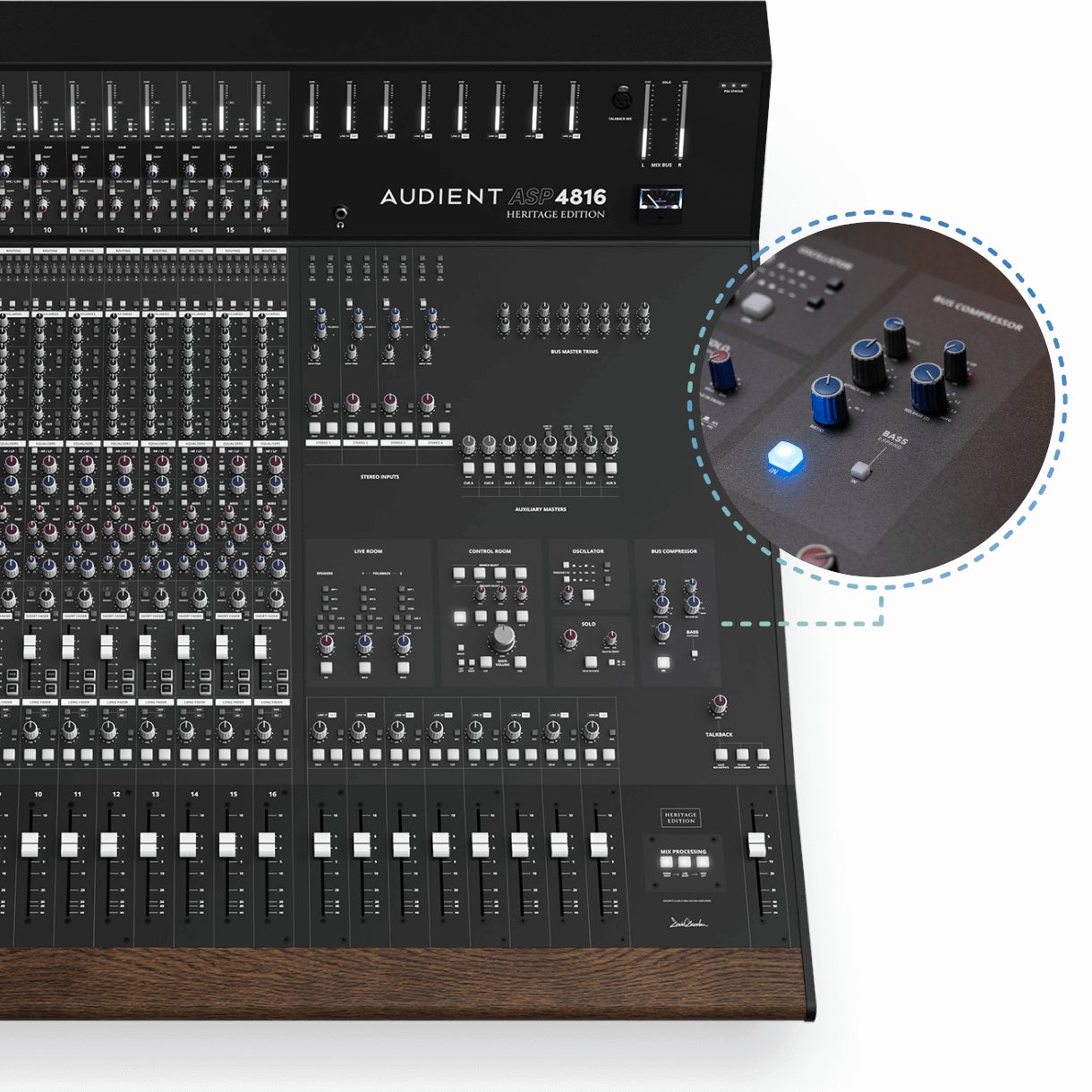 Audient ASP4816HE mixing console