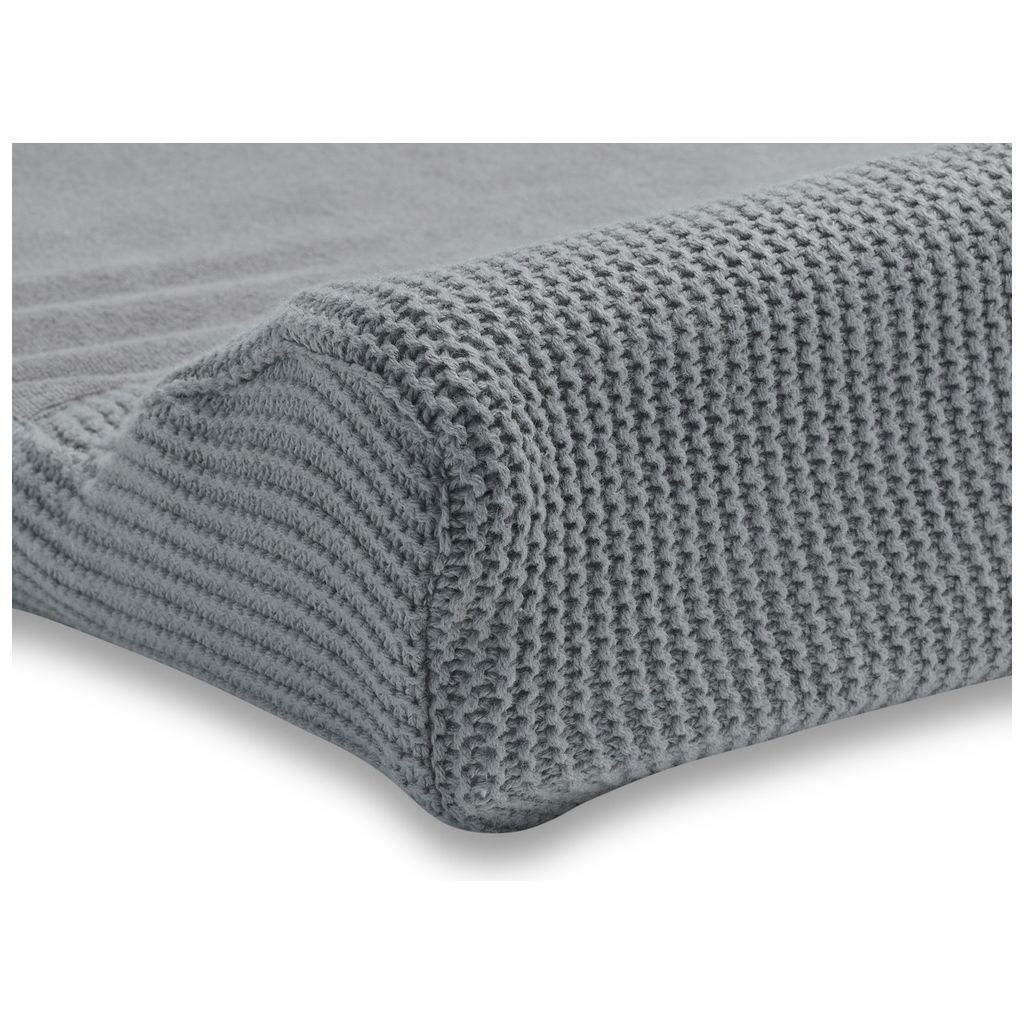 JolleinJollein   Wickelauflagenbezug basic knit stone grey