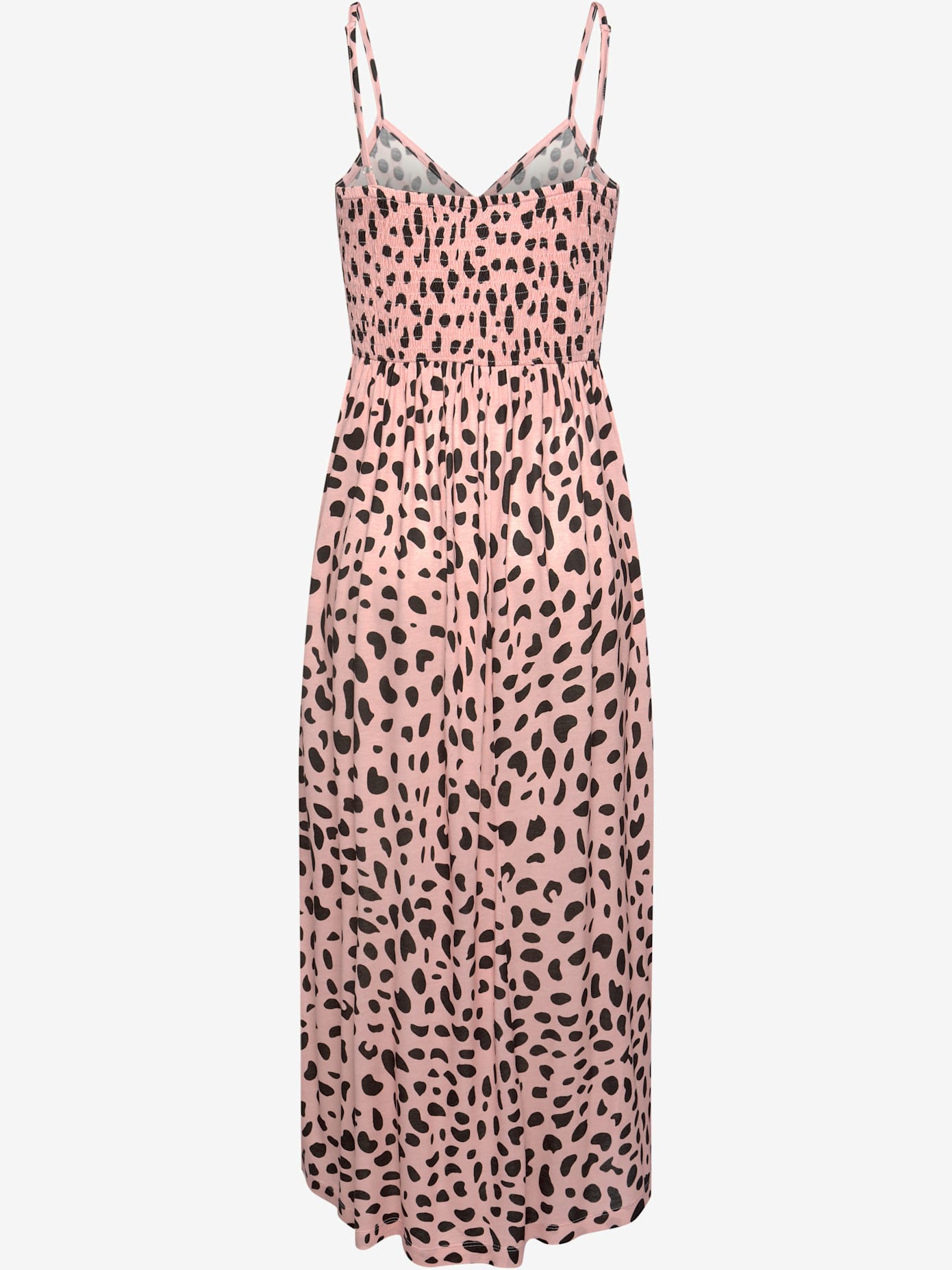 Robe mi-longue encolure en v