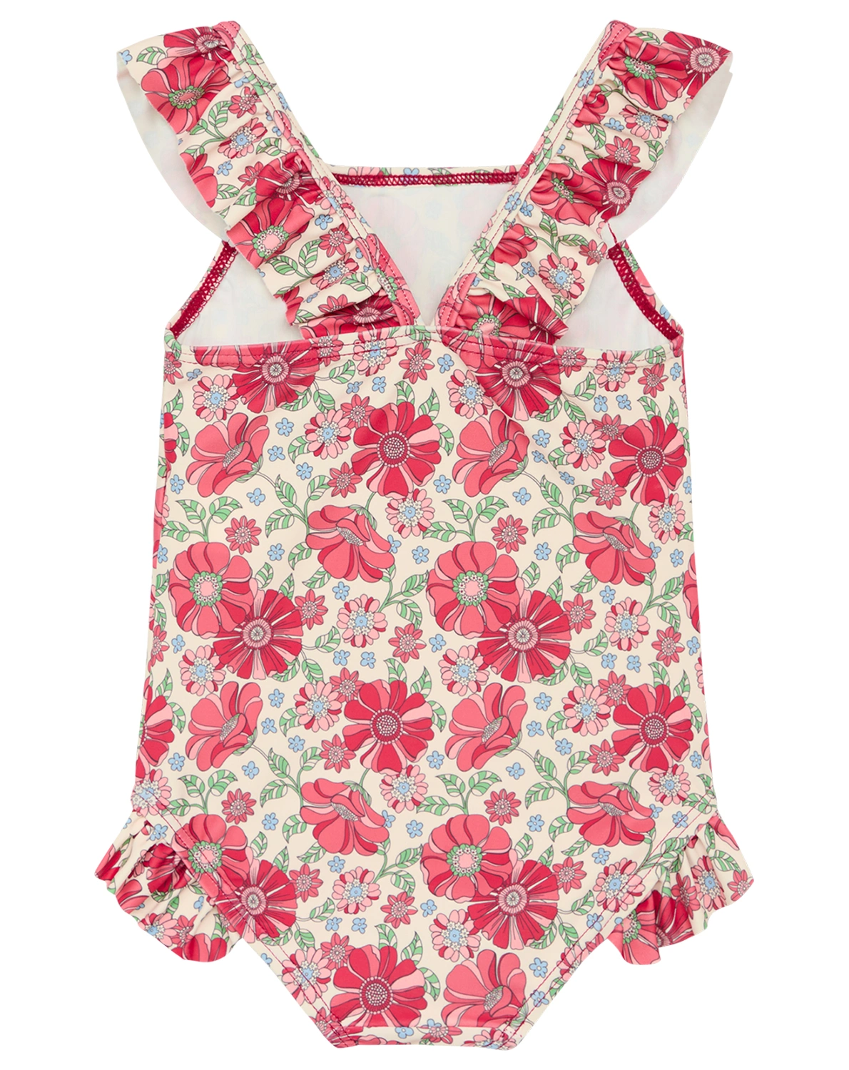 Badeanzug MADIKEN FLOWERS in soft pink