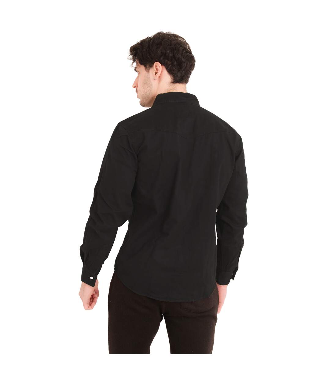Duke - Chemise WESTERN - HommeS (Noir) - UTDC101