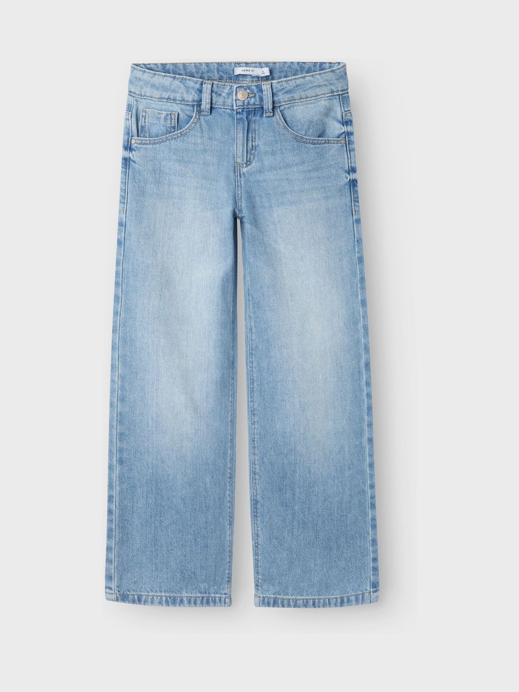 Lichtblauw - Name It Wide Leg Jeans