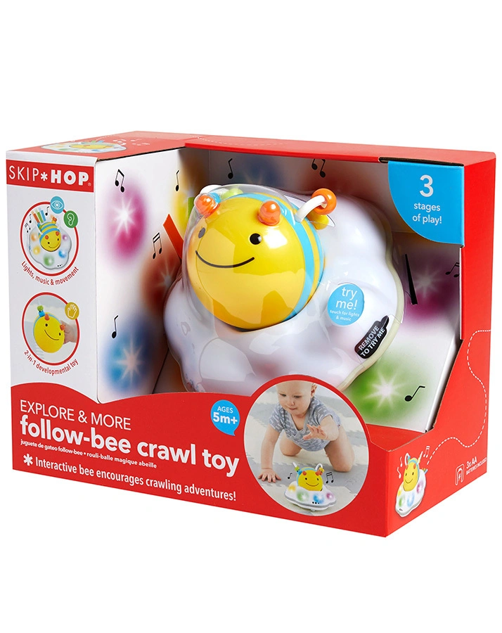 Krabbelspielzeug EXPLORE & MORE – FOLG-MIR-BIENE in bunt