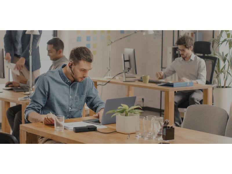 Yealink Headset BH71 Yealink Mono Bluetooth Headset System für hybrides Arbeiten und Unterwegs