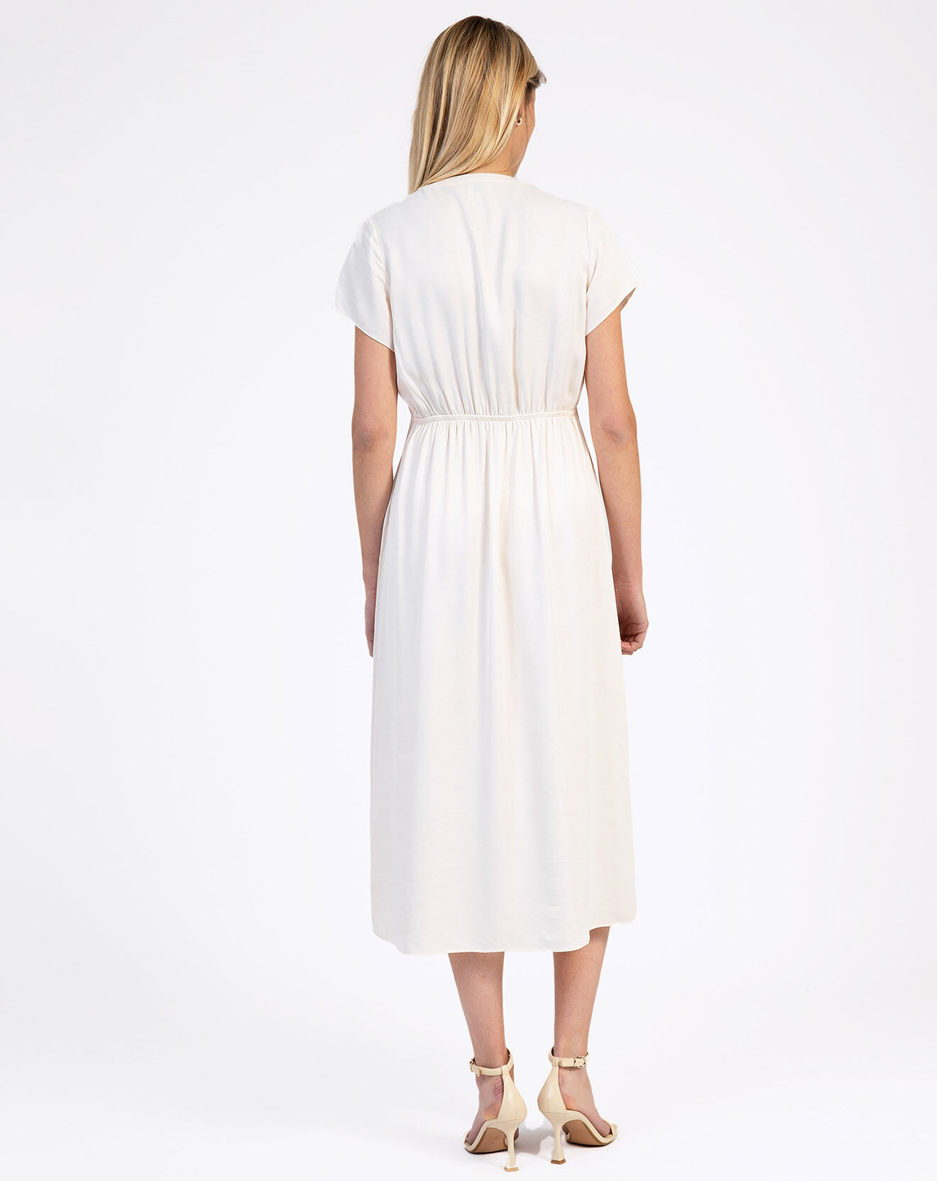 An'ge Robe Miazy blanc cassé