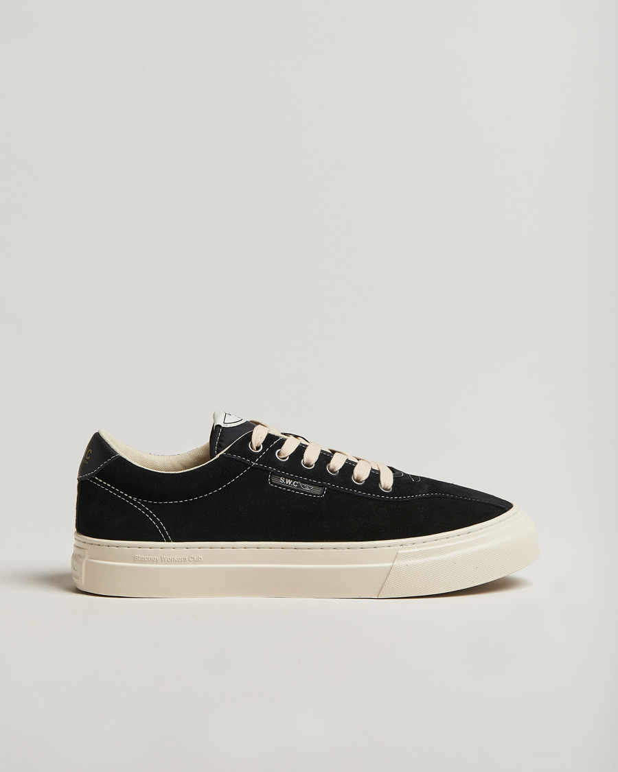 Stepney Workers Club Dellow 02 Cupsole Suede Sneaker Black