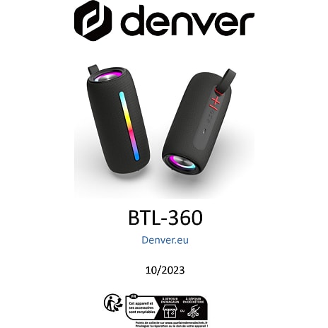 Denver BTL-360B Bluetooth højttaler