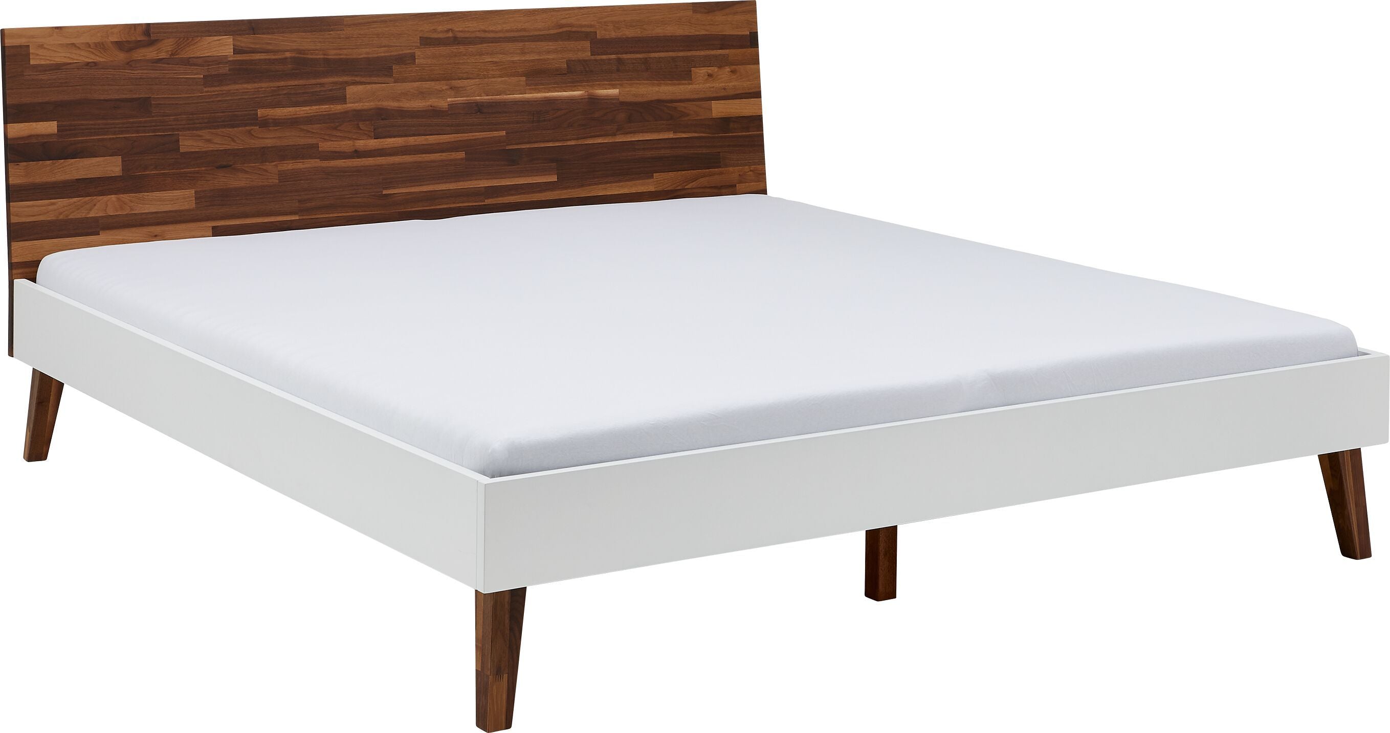 CARA Bett - Nussbaum / B: 160.0 cm x T: 200.0 cm