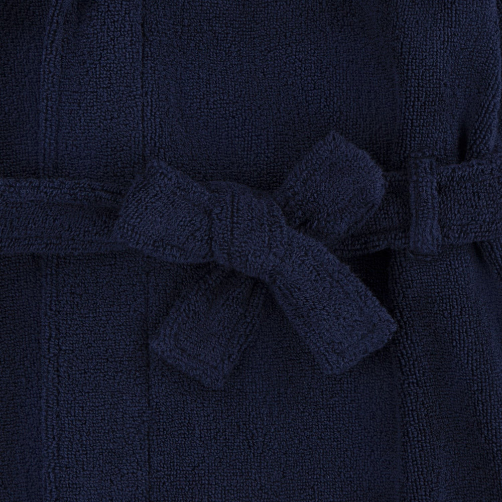 Køb Polo Ralph Lauren Refined Navy Hooded Plys Terry Bathrob