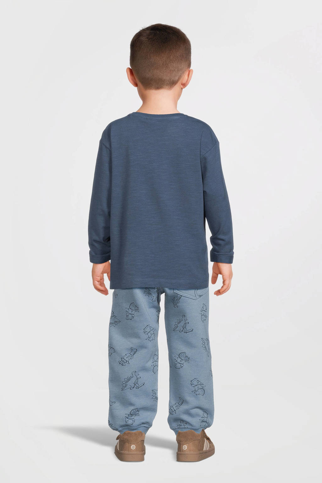 NAME IT joggingbroek NMMVIMO met all over print blauw