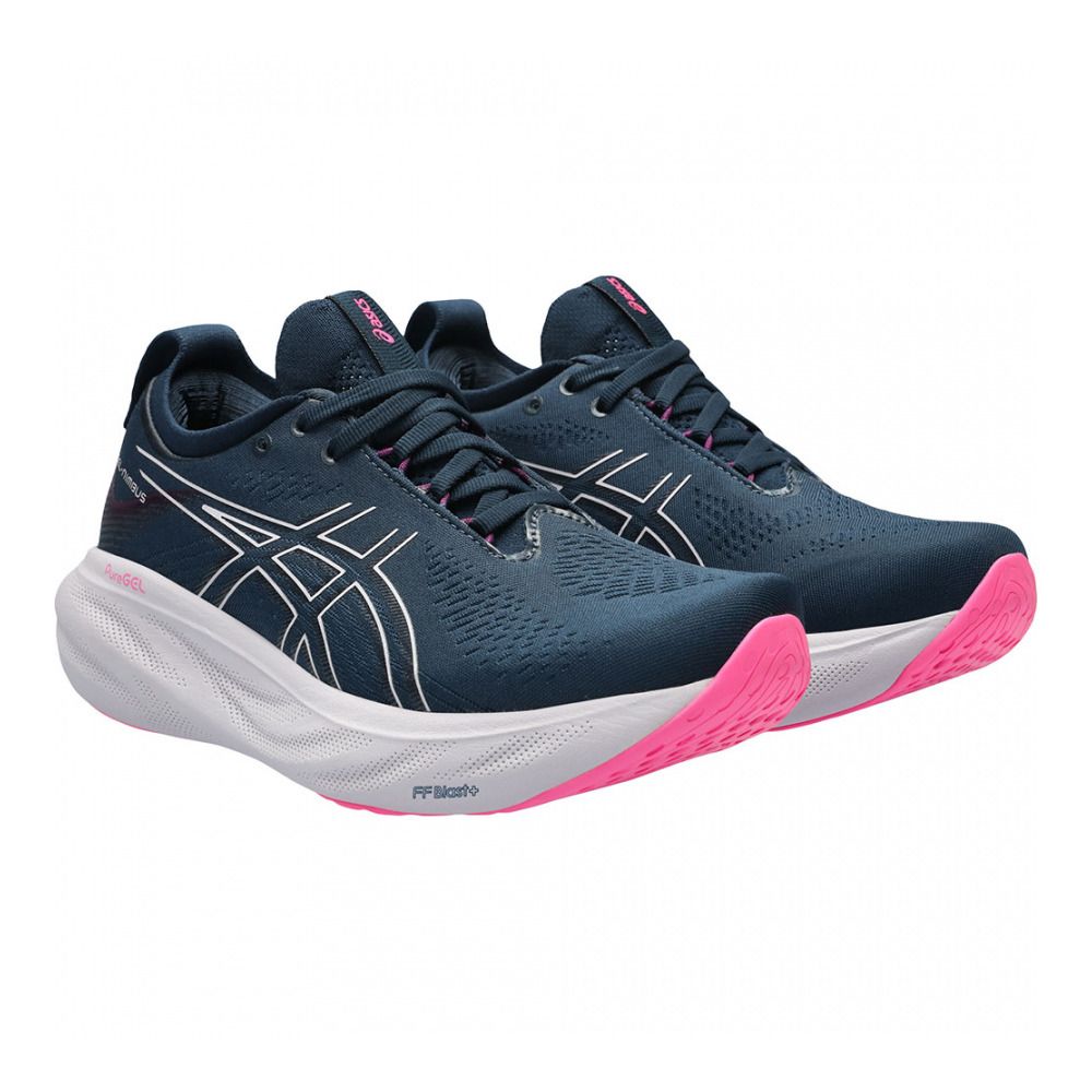Asics GEL-NIMBUS 25 - Chaussures running Femme french blue/lilac hint