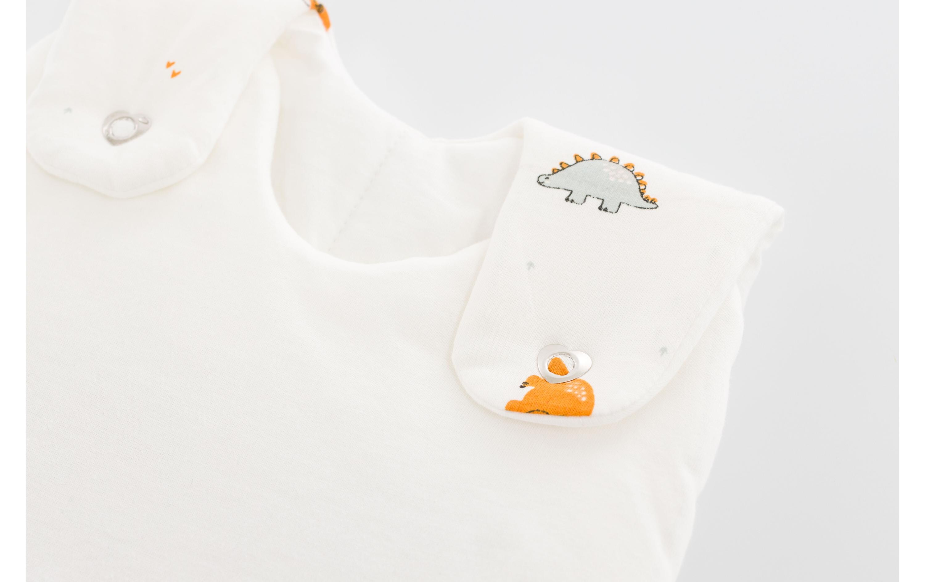 Baby-Ganzjahresschlafsack Dinolino Grösse 68/74Hochwertiger Babyschlafsack im verspielten Dino-Design