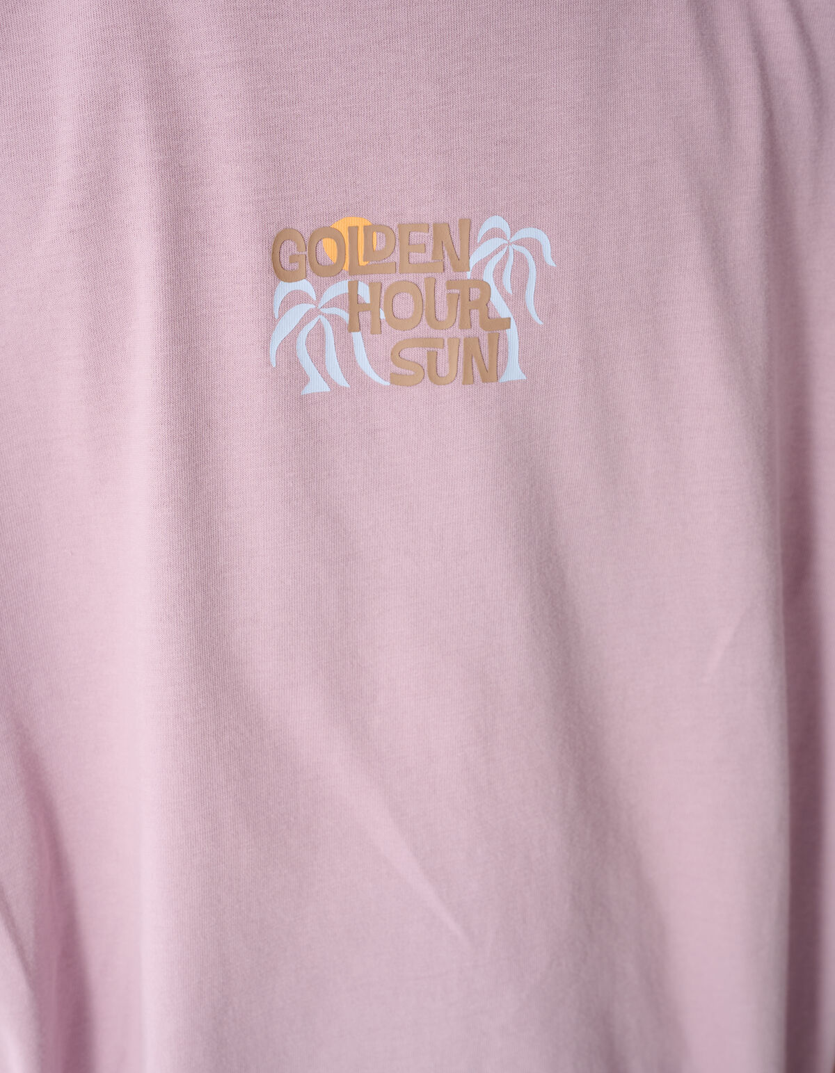 Golden Hour Artwork T-shirt Lichtpaars