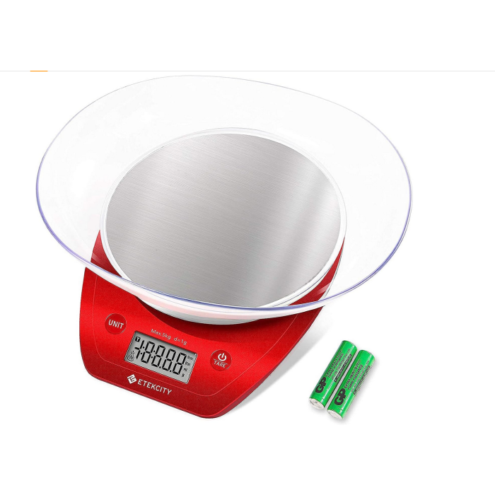 Etekcity 5KG Digitale Küchenwaage EK5150-RSR