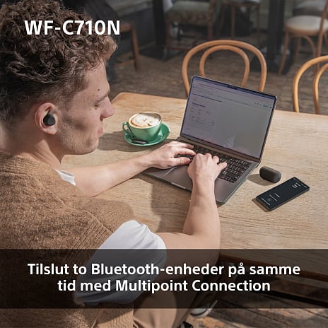 Sony WF-C710N trådløse in-ear høretelefoner - sort