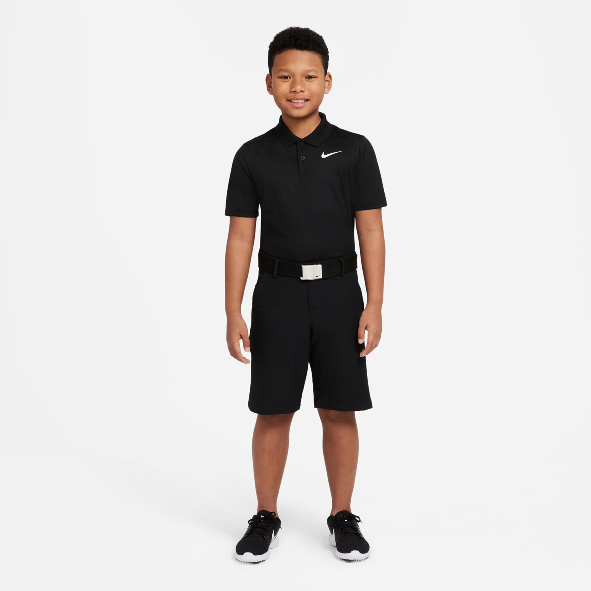 Nike Dri-Fit Victory Polo Garçons - Noir , Blanc